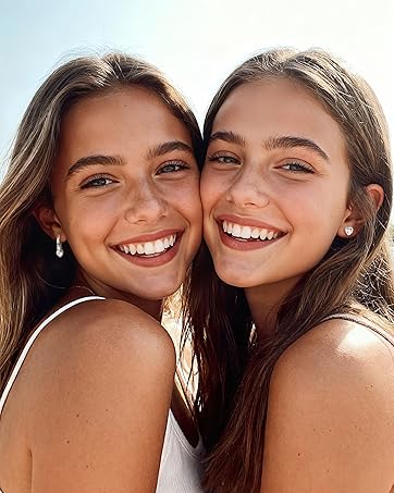 YADOCA Sterling Silver Hoop Earrings for Women Chunky 14K Plated Gold Earring Small Hypoallergenic Hoops Earring for Sensitive Ears Lightweight Huggie Thick Hoop Earrings(Gold/Silver)