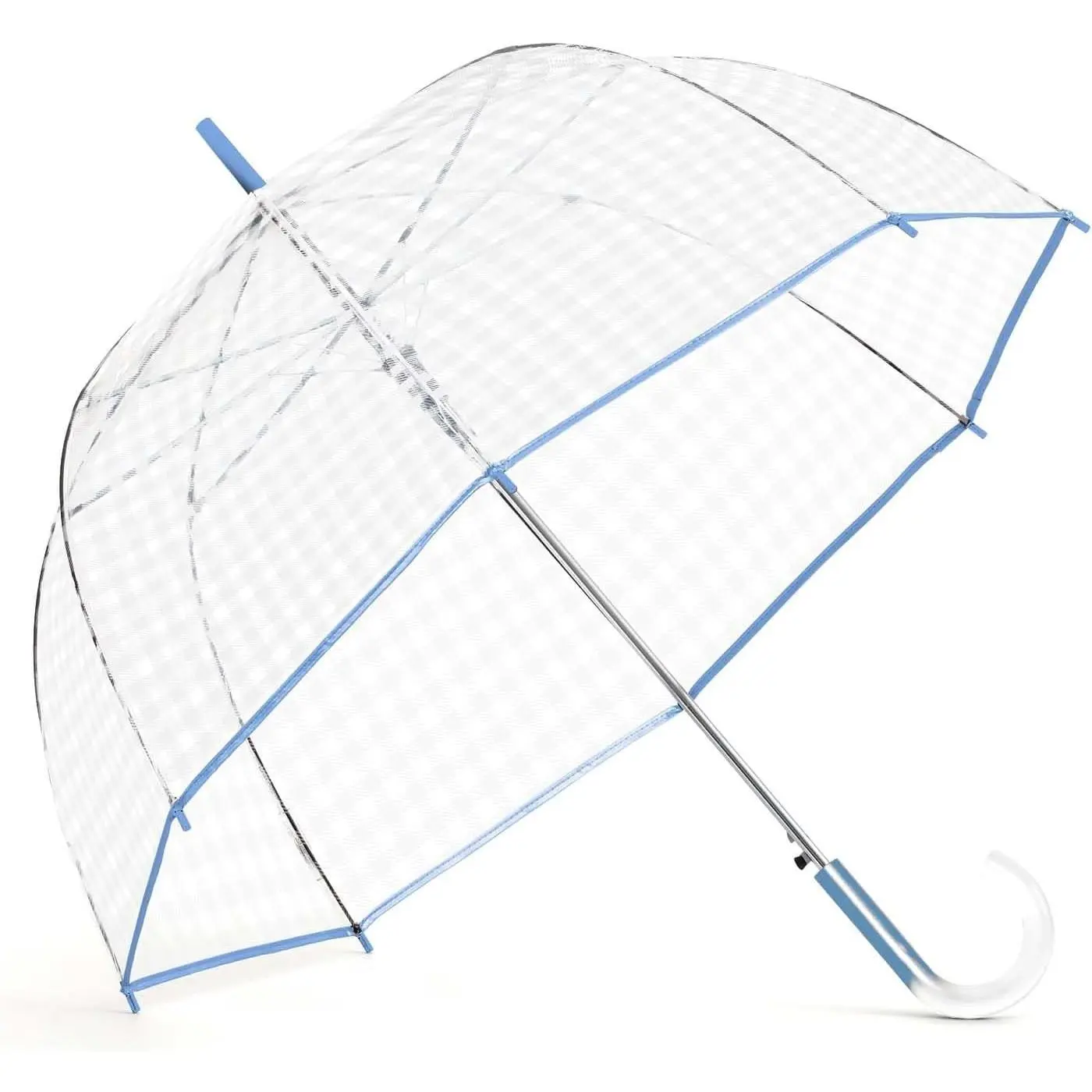 Auto Open Bubble Umbrella – See Through Dome Canopy, Rain & Windproof, Fiberglass Frame, Steel Shaft, Safety Design for Weddings, Proms, EventsGift