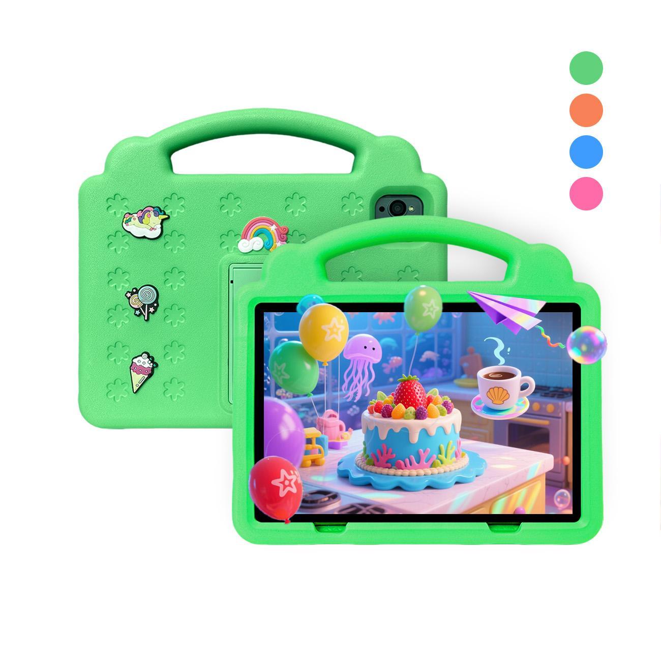 10.1 Inch Android Tablet, Touchscreen Tablet, 3G Call Tablet with Shockproof Case, Learning & Game Mode Tablet, Ideal Gift for Holiday & Birthday