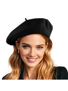 1pc Beret Hats for Women and Men, Solid Color Classic Beanie, Winter Cap, Painter Berets, Stylish and Warm Headwear