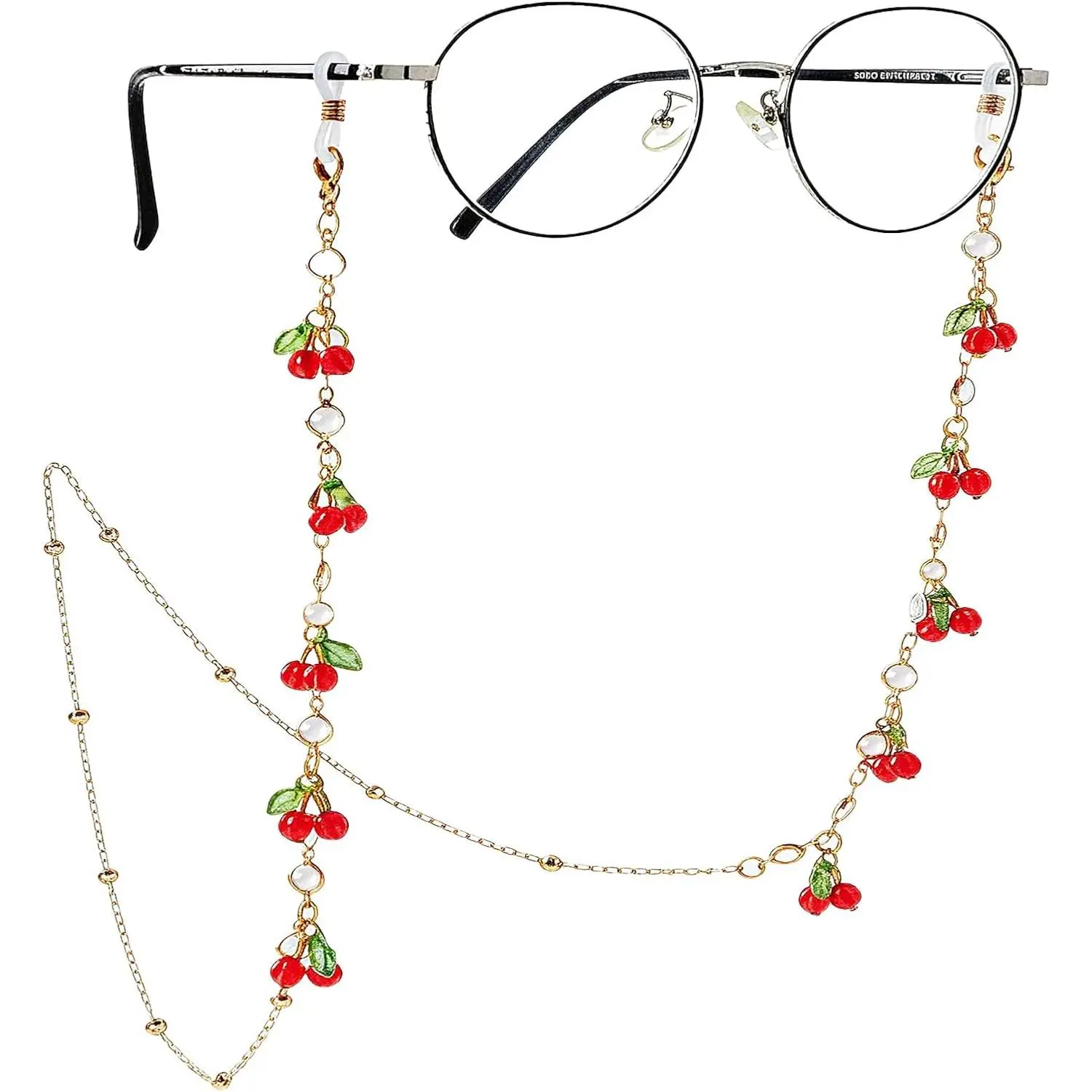 Eyeglasses Chain for Women, Stylish Sunglasses Holders Around  | Adjustable Eyewear Accessory for Glasses Chain, Bracelet or Mask Chain Use, Suitable for Reading Driving Travel and Outdoors