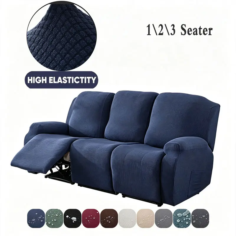 1/2/3-Person Sofa Cover, Lounge Chair Cover, Soft High-Elastic Fabric, Detachable, Stain-Proof, Pet-Friendly, Home Essential
