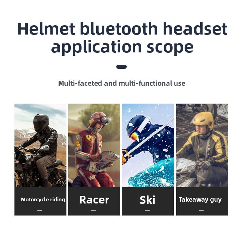 Motorcycle helmet riding headphones, music delivery safety helmet wireless Bluetooth headphones
