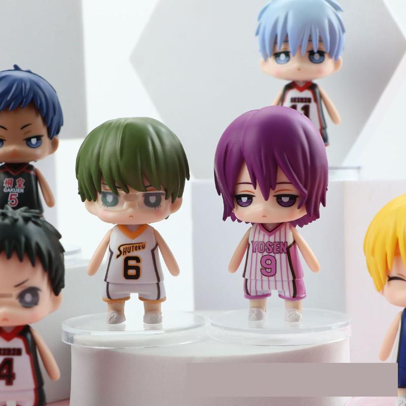 Full Set Anime Kuroko's Basketball Action Figure Kuroko Tetsuya Kagami Taiga Takao Kazunari Model Figurine Toy Boys Gift Pendant