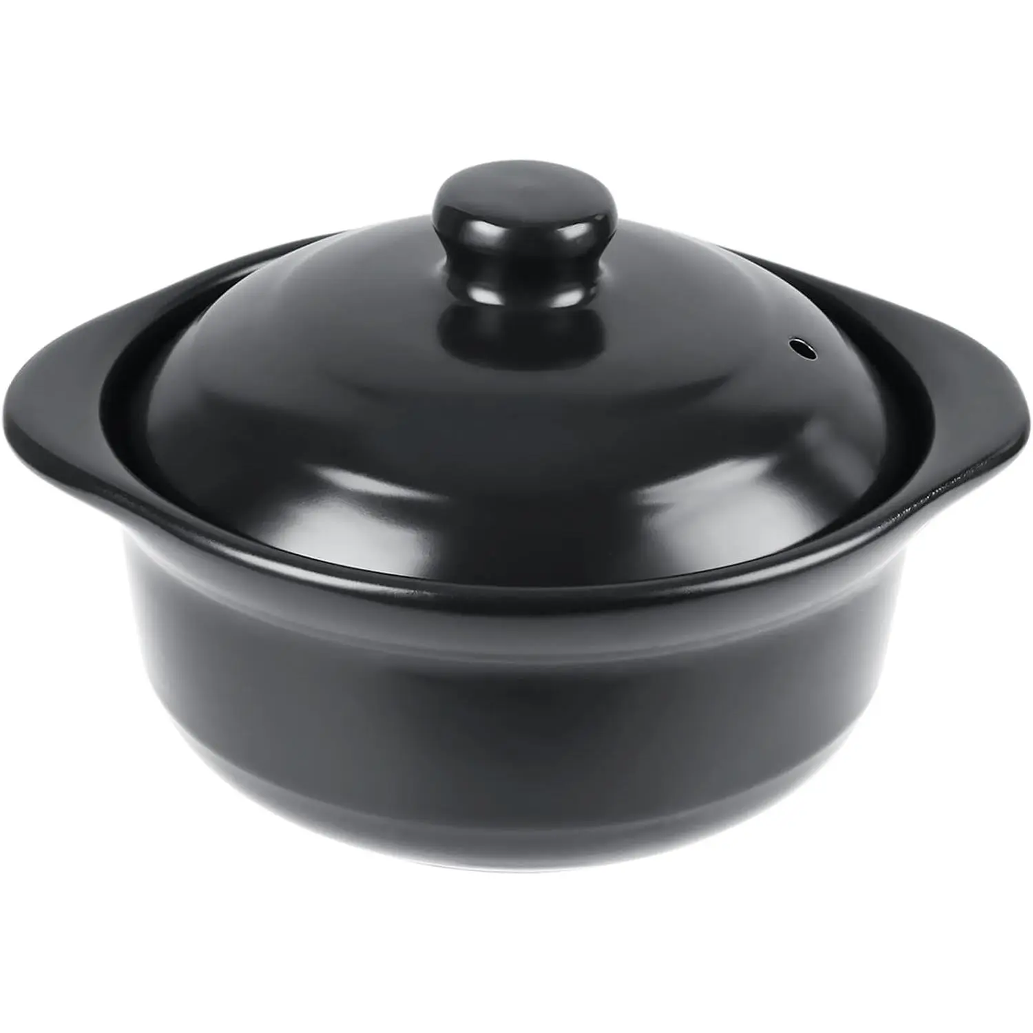 ASelected Clay Pot for Cooking, 1.9qt Ceramic Korean Stone Pot with Lid, Heat-Resistant Ceramic Cooking Pots for Soup, Pasta, Bibimbap, Kimchi, Hot Pots