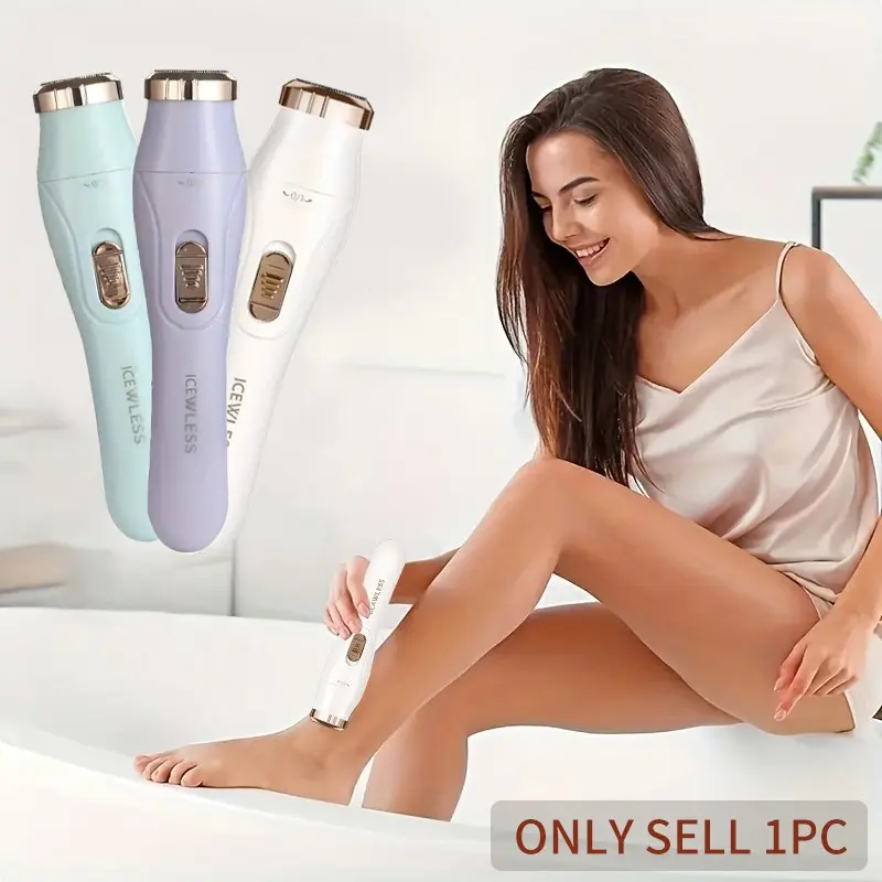 3 in 1 Electric Hair Removal Kit for Women, Facial Trimmer & Nose Hair Trimmer & Full Body Epilator, Ideal Gift for Women, Cordless Waterproof Shaver, Cordless Rechargeable Trimmer, Face Trimmer, Rechargeable Cordless Trimmers