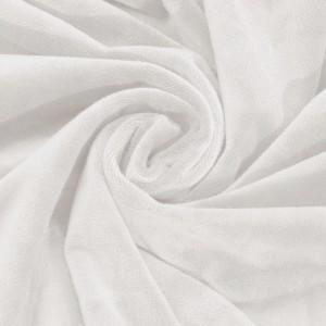 Wingback Chair Covers, Velvet Stretch Tufted Wingback Chair Cover Slipcover, Reusable Protector Arm Dining Chairfor Dining Room Banquet Home Decor, Machine Washable (White, Set of 4)