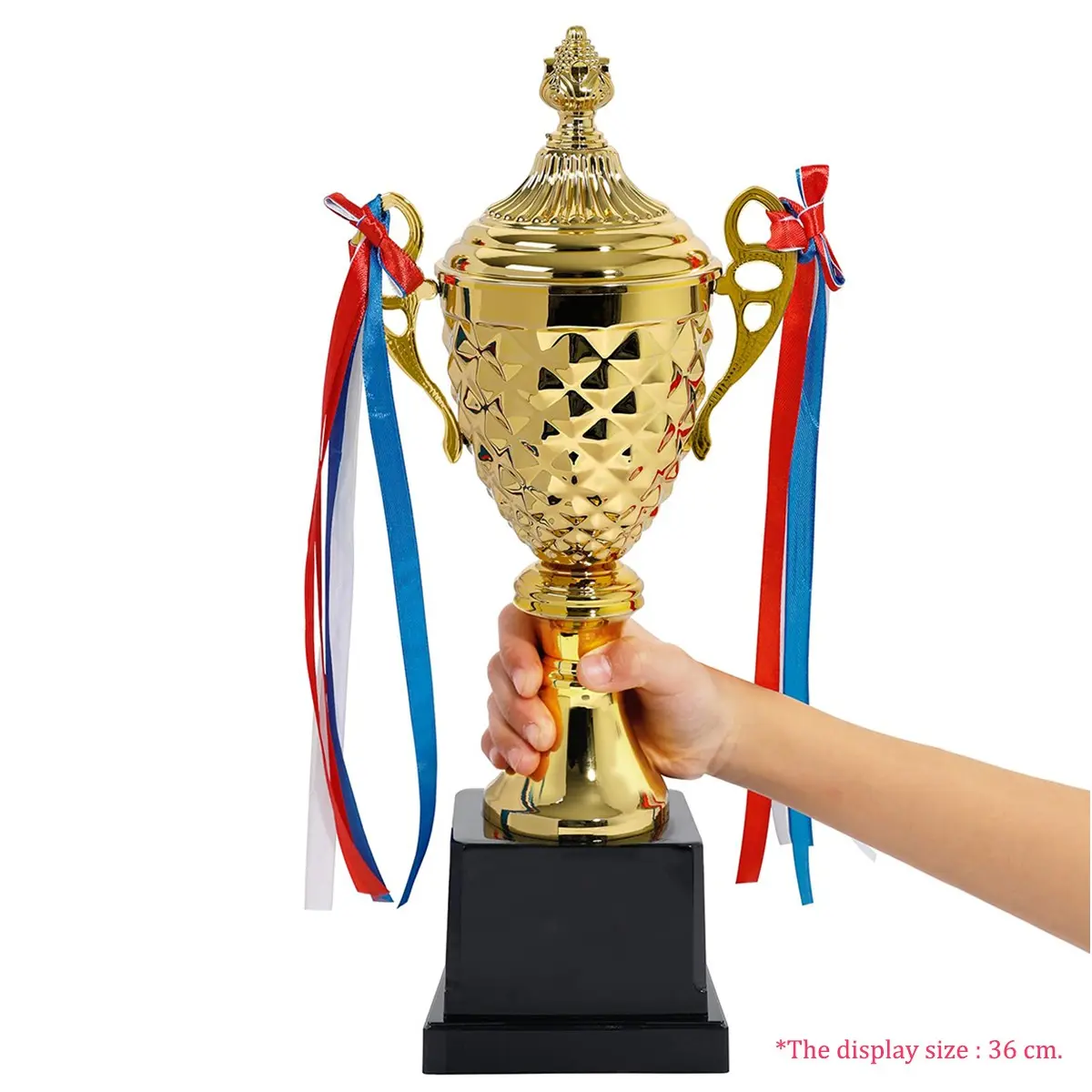 Golden Metal Trophy, Elegance Durable First Place Winner Award for Sports Championships, Metal Championship Trophy, Adult Party Favors, Company Unit Trophy, Elegant
