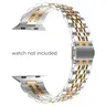 Stainless Steel Watch Band, Fashion Watch Band Smart Watch Strap Smartwatch Accessories Compatible with iWatch 38mm 40mm 41mm 42mm 44mm 45mm 49mm, Watch Band for iWatch 9/8/7/6/5/4/3/2/1/SE/SE2 Series (Band Only)