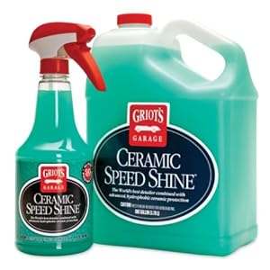 Griot's Garage 10945 Ceramic Speed Shine 22oz – Ceramic Quick Detailer & Clay Lubricant, Clean Your Vehicle While Appling Additional SiO2 Protection, Safe on All Existing Ceramic Coatings