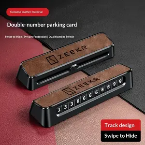 Suitable for ZEEKR 007gt 9X ZEEKR 009 Hybrid ZEEKR 7X 001 Car Temporary Parking Number Plate Relocation Phone Number