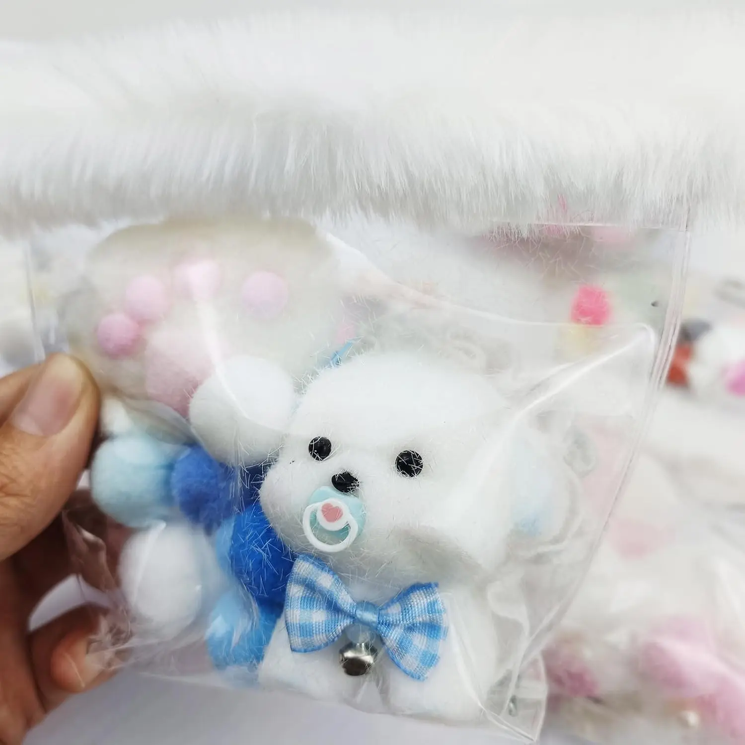 Taba Squishy Squishies Cute Squishy Piggy Jelly Kitty Puppy Squeeze (Blue Dog)