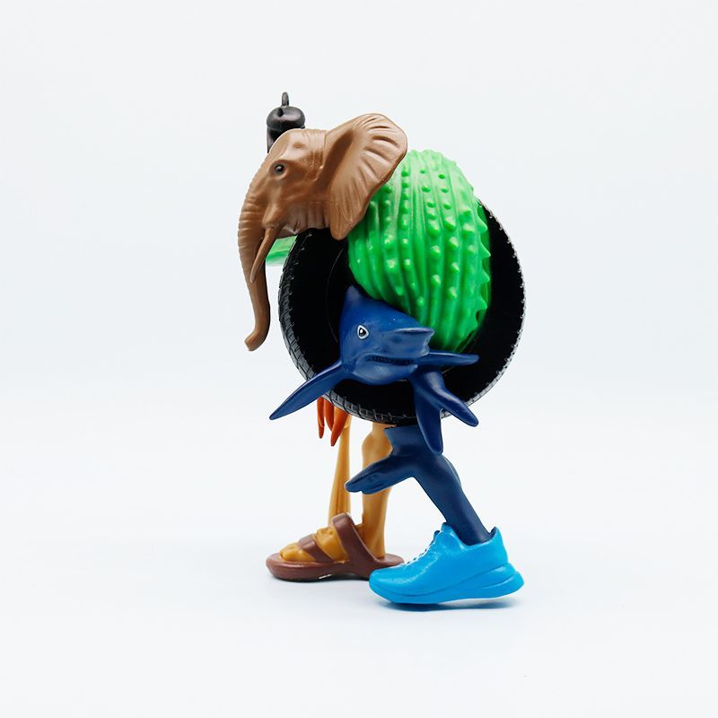 Italian Brainrot Figurine Monster Fusion Edition Tungtungtung Sahur Figure Tralalero Tralala Toys Cartoon Model Ornament Gifts