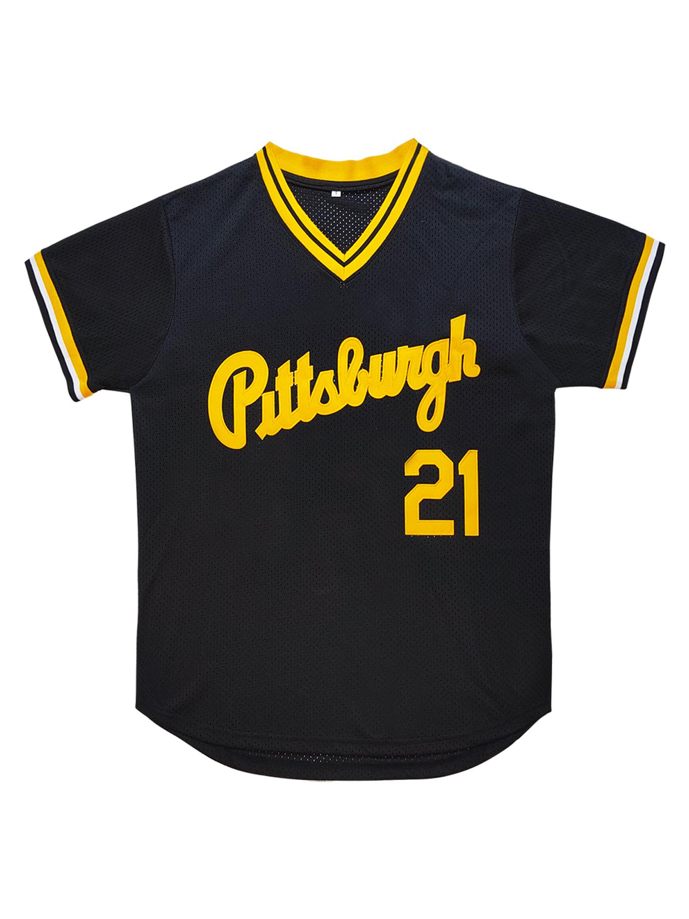 Men's Letter & Number Embroidered Baseball Jersey, Casual Breathable Short Sleeve Baseball Top for Training Competition Party, Mens Sportswear for Spring & Fall