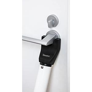 Door Security Bar Door Stoppers Door Security Bar 2 in 1 Door Jammer for Home, Apartment, Travel, School, Dorm (1 Pack,Black)