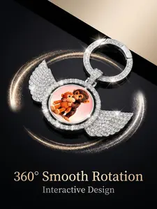 Fun 360° Rotating Monkey Keychain, Cute Accessory for Backpacks, Handbags, Car Keys Decoration, Novelty Gift Idea