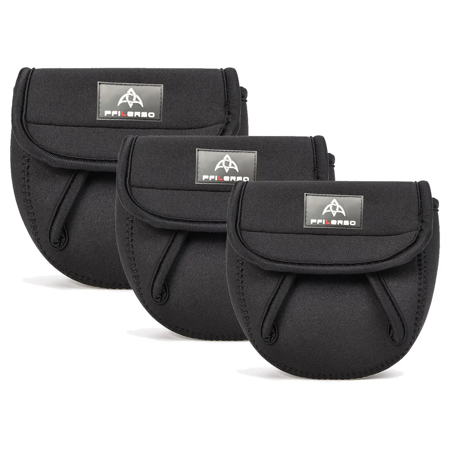3pcs Fishing Reel Cover Set, Outdoor Fishing Accessory, Protects Spinning & Baitcasting Reels, Fits 1000-8000 Series, Durable Storage Solution