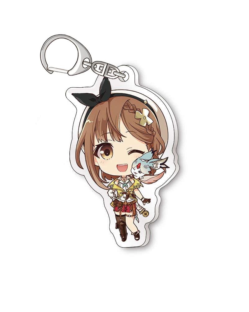 Anime Peripheral Store Lila Empel Klaudia Tao 25th Anniversary Acrylic HD Characters Keychain Pendant Fans Charm Gifts About 6cm