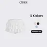 Cider Low Rise Solid Layered Micro Bloomer Shorts
