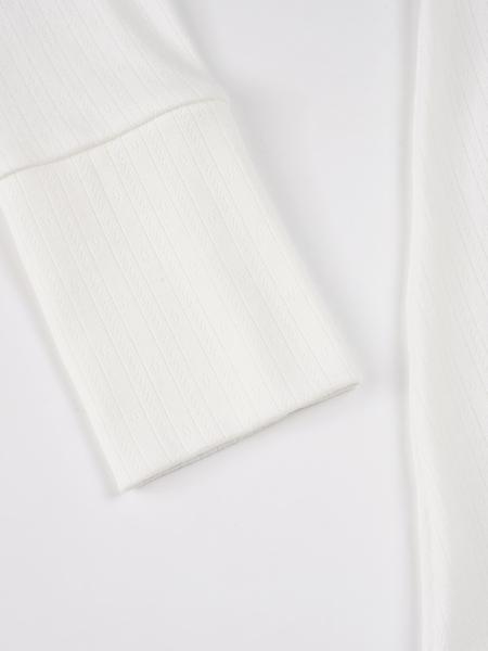 Fashionable Simple Lace Trim Cross V Neck A-Line Long Sleeve Knitted Top Blouse, Trendy Spring & Fall Casual Wear for Women