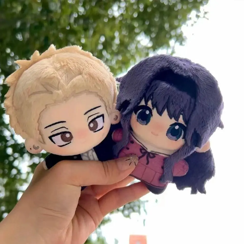 Kaoruko Waguri & Rintaro Tsumugi Anime Flower Blooms Cute Plush Keychain - 10cm, 100g Soft Touch Unisex Plush Pendant, Figurine Desk Decor, Backpack Accessory, Gift Ideas