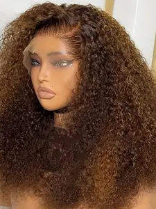 26 Inch Wavy Wig, 13x4x1 Lace Front Full Cap, Soft No-Adhesive Small Curl, 180% Density, Heat Resistant Fiber, Daily Use