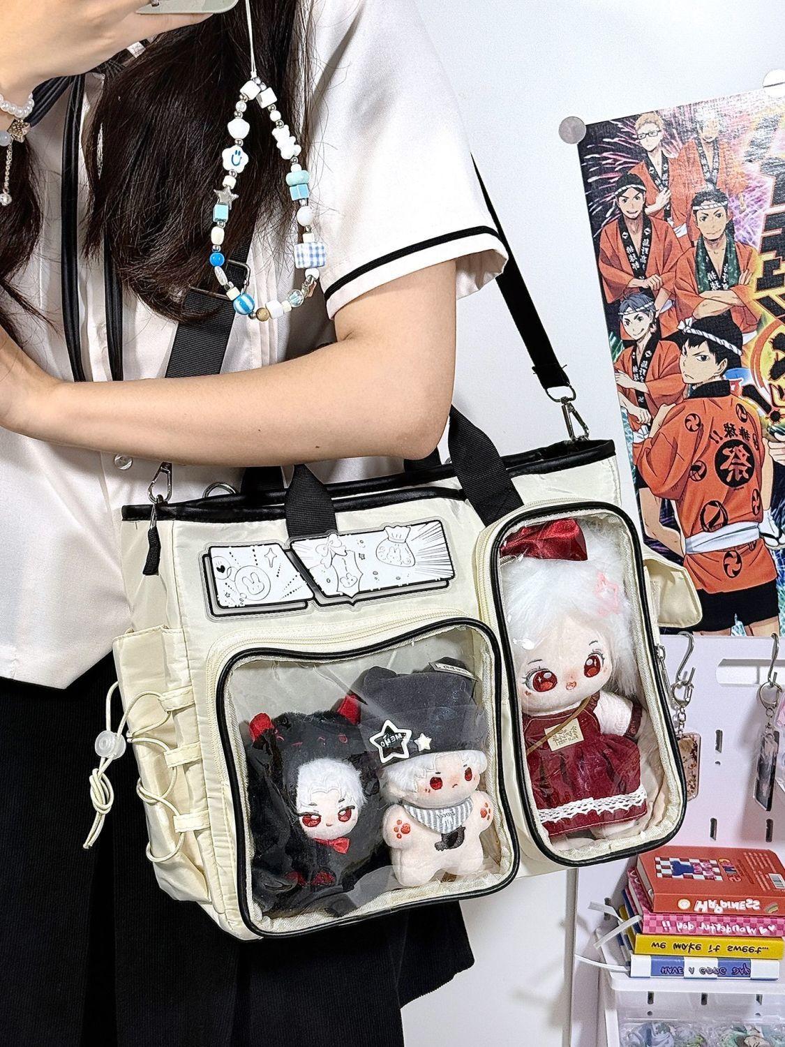 Japanese Cute Girl Ulzzang Ita Bag Daily Commuting School Bag Backpack Fashionable Y2K Shoulder Bag Dolls Bag Bags for Women