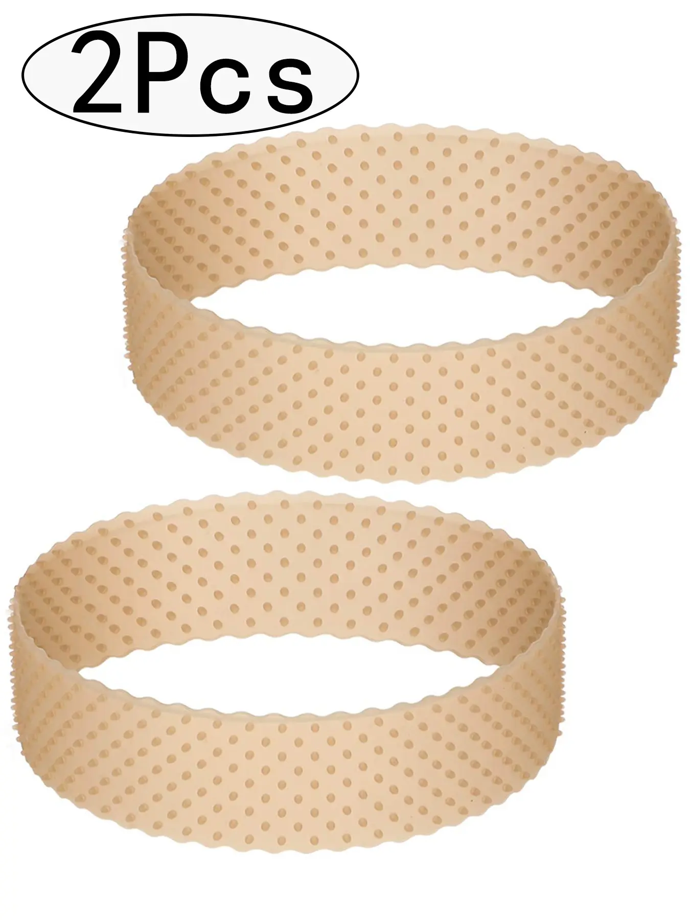 2 Pcs Silicone Wig Grip Band, Snatch Proof Wig Band, No Slip Silicone Headband, Bulk Elastic Fixed Gripper Holder for Men Women, Sports Yoga, Non Slip Headband