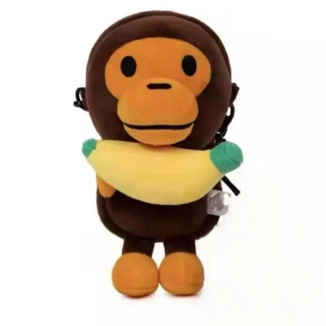 Transparent Surface Cartoon Monkey Figure Shoulder Bag Cosplay Mobile Holder With Bananas Coin Purse Crossbody Bag party gifts