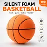 Silent Foam Basketball, Portable Basketball, Soft Low-Noise Indoor Ball for Home Training, Quiet Bounce, Lightweight Foam Sports Ball for Teens & Adults, Home Workout Equipment