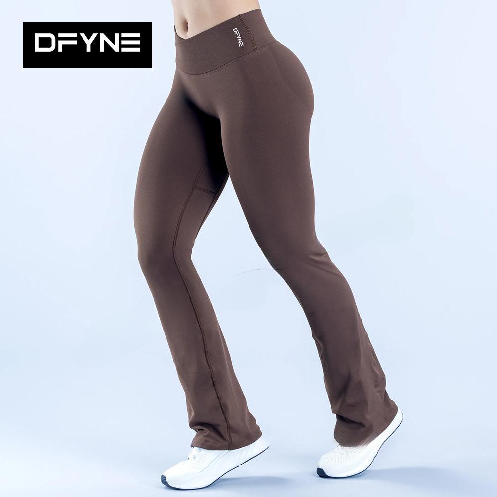 2026 DFYNE V-Waist Seamless Yoga Pants Matte Butt-Lifting Flared Pants Fitness Leggings 2026 DFYNE V-Waist Seamless Yoga Pants Matte Butt-Lifting Flared Pants Fitness Leggings