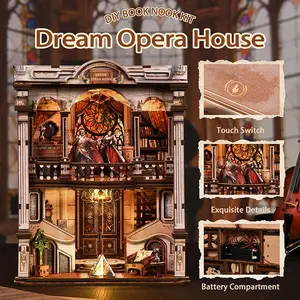 Dream Theater DIY Miniature House Model, 3D Puzzle Home Decor, Creative Gift, Includes English Manual, Suitable for Ages 14+, Boxed Set
