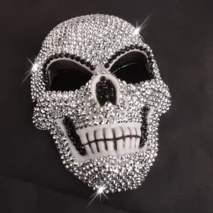 New Rhinestone-Encrusted Masks Popular in Europe and America, Stylish Masks for Halloween Balls and Parties