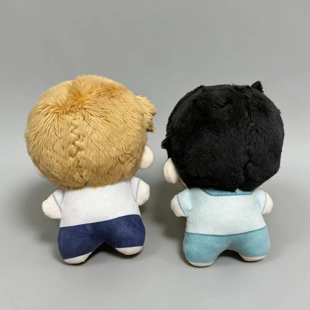 10cm Q-Shaped Moderate Size Anime & Manga Mob Psycho 100 Plush Dolls - Kageyama Shigeo, Reigen Arataka Unisex Figurine Collection, House Decoration, Christmas/Birthday Gifts, Japanese Anime