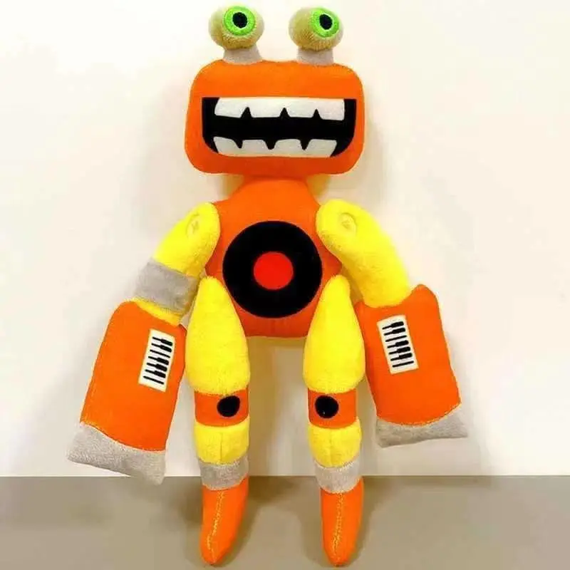 27cm My Singing Monsters Wubbox Peripheral Cute Toys Kawaii Cartoon Decorative Doll Kids Gift Room Pillow Ornament Toy Present