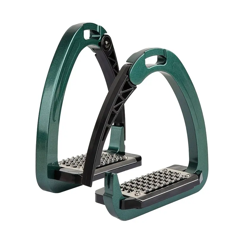Cavassion Safety Horse Stirrups, High-Strength Aircraft Aluminum, Alloy Steel Sawtooth Pedal, Abs Material, Automatic Release, Essential Equestrian Gear