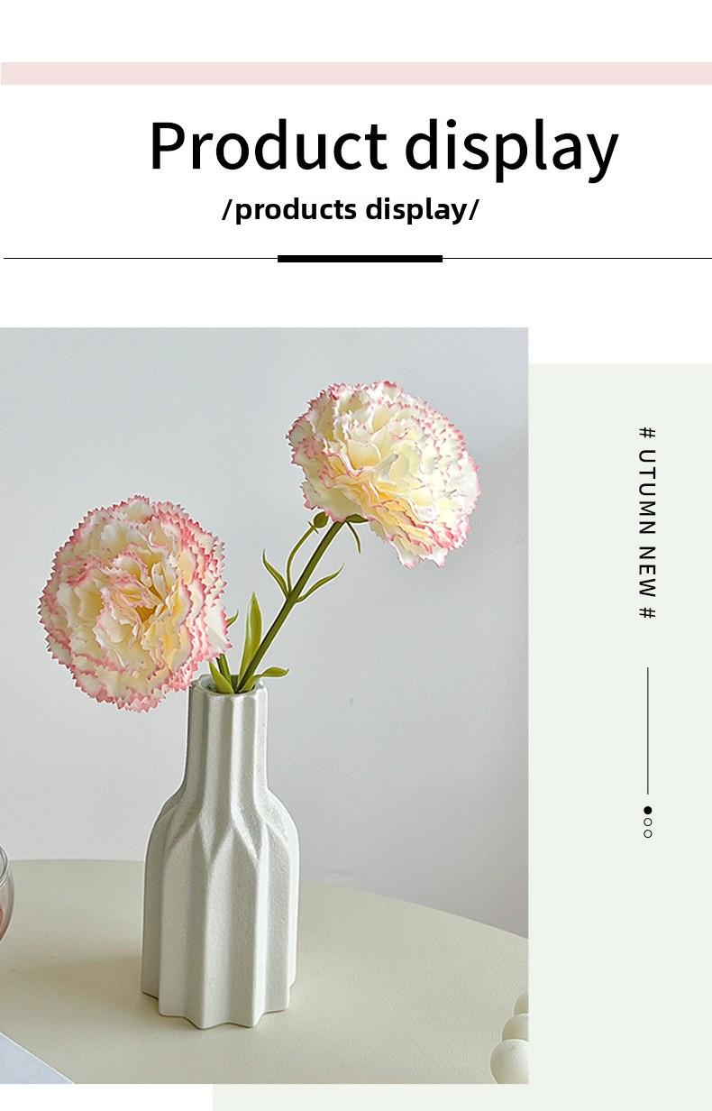 Artificial carnations, fake flowers for Mother's Day, Teacher's Day, room, bedroom, living room decoration, floral ornaments, photo props