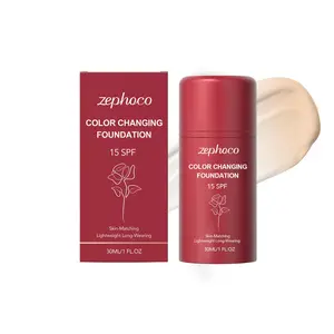 zephoco Temperature-Adjusting Protective Foundation Liquid - Moisturizing, Clear, Lightweight, Adhesive-Free, Suitable For Daily Use, Portable - Creates A Natural Foundation For Your Skin