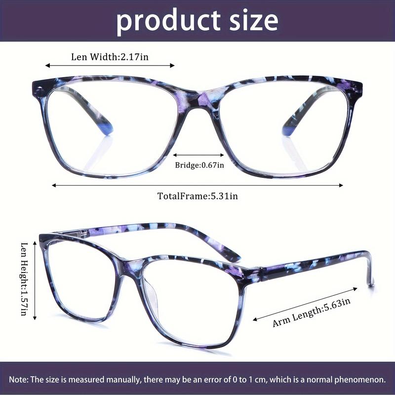 DEAAOK 2 Pack Progressive Multifocal Reading Glasses Anti Blue Light Women Readers with Spring Hinge Computer Eyeglasses