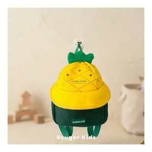 Graduation Season 2025 New Ins Style Fruit Shape Backpack for Girls, Cute Cartoon Lightweight Double Shoulder Bag for Kindergarten Kids Ages 3-6, Casual Travel Daypack for Toddler Preschool