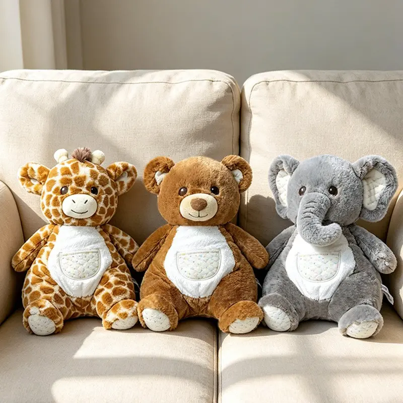 Cute Healing Animal Plush Dolls, Soft Sofa Cushion, Home Decor Ornament, Perfect Gift for Girlfriend, Christmas, Birthday, Festival