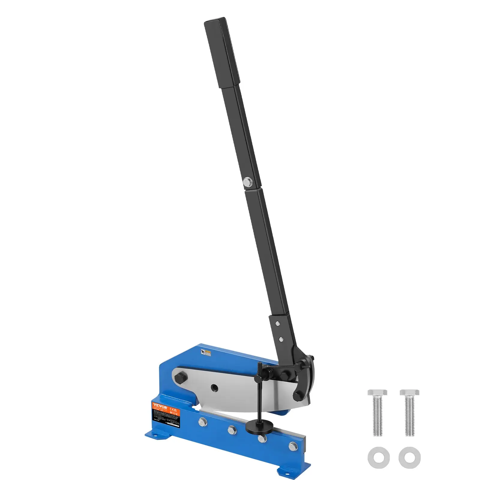 【DealsForYouDays】VEVOR 12" Manual Hand Plate Shear for Metal Sheet Processing, HS-12 Benchtop Cutter with Q235 Material, for Crafts Thick Steel Crafting, Heavy Duty Roll Press Machine for Builders, DIY Enthusiasts