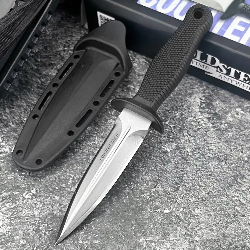 TAC Compact Jungle Fixed Blade Knife with Sheath, High-Hardness Blade Camping Outdoor Knife, High Hardness Knives, EDC, Outdoor EDC Tools, Survival Fishing Cutting Tool, 5Cr13Mov Blade, Nylon Fiber Handle