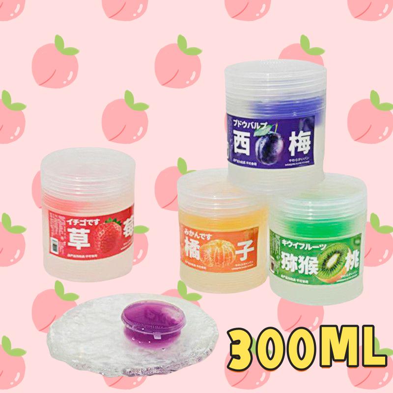300ml Bucket  Fruit Flavor Extruded Bubble Gel Transparent Fake Water Children's Non-toxic Mucus Decompression Crystal Mud Gift