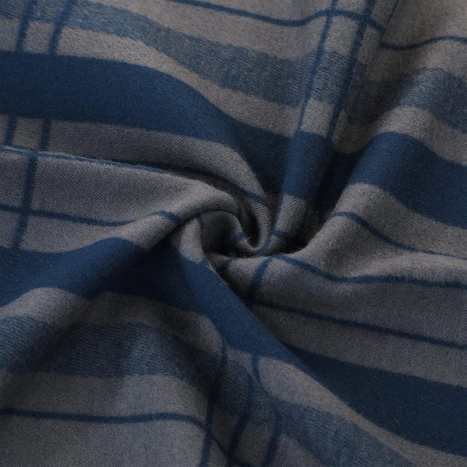 Mens Winter Warm Long Soft Scarf Plaid Tassel Scarf for Men Soft Classic Scarves