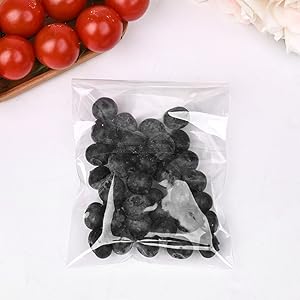 300 Pcs Self Adhesive Cookie Bags, 4x6 Inches Self Sealing Cellophane Bags, Clear Resealable Cellophane Bag for Packaging, Cookies, Gifts, Candy, Food