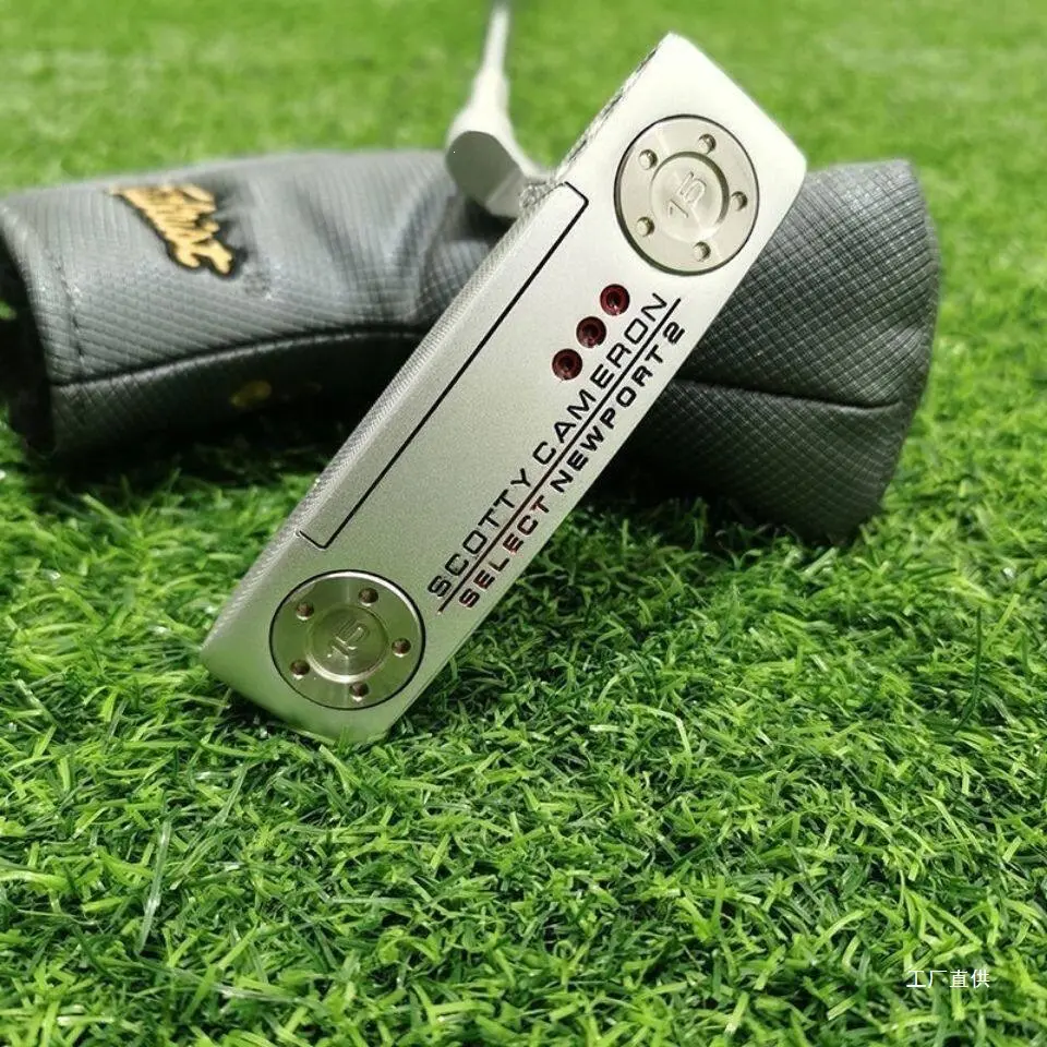 2026 Men's Golf Club Newpor2 Straight Blade Putter 33/34/35inch with Cap Cover Wood Zhanchi