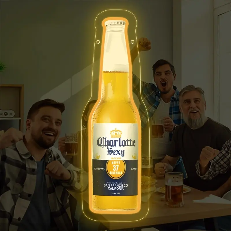 Corona Beer Neon Sign, USB Powered, Bar Party Decor, Men's Cave Decoration Light, Bright LED Display, Atmosphere Lighting, Perfect for Parties & Events