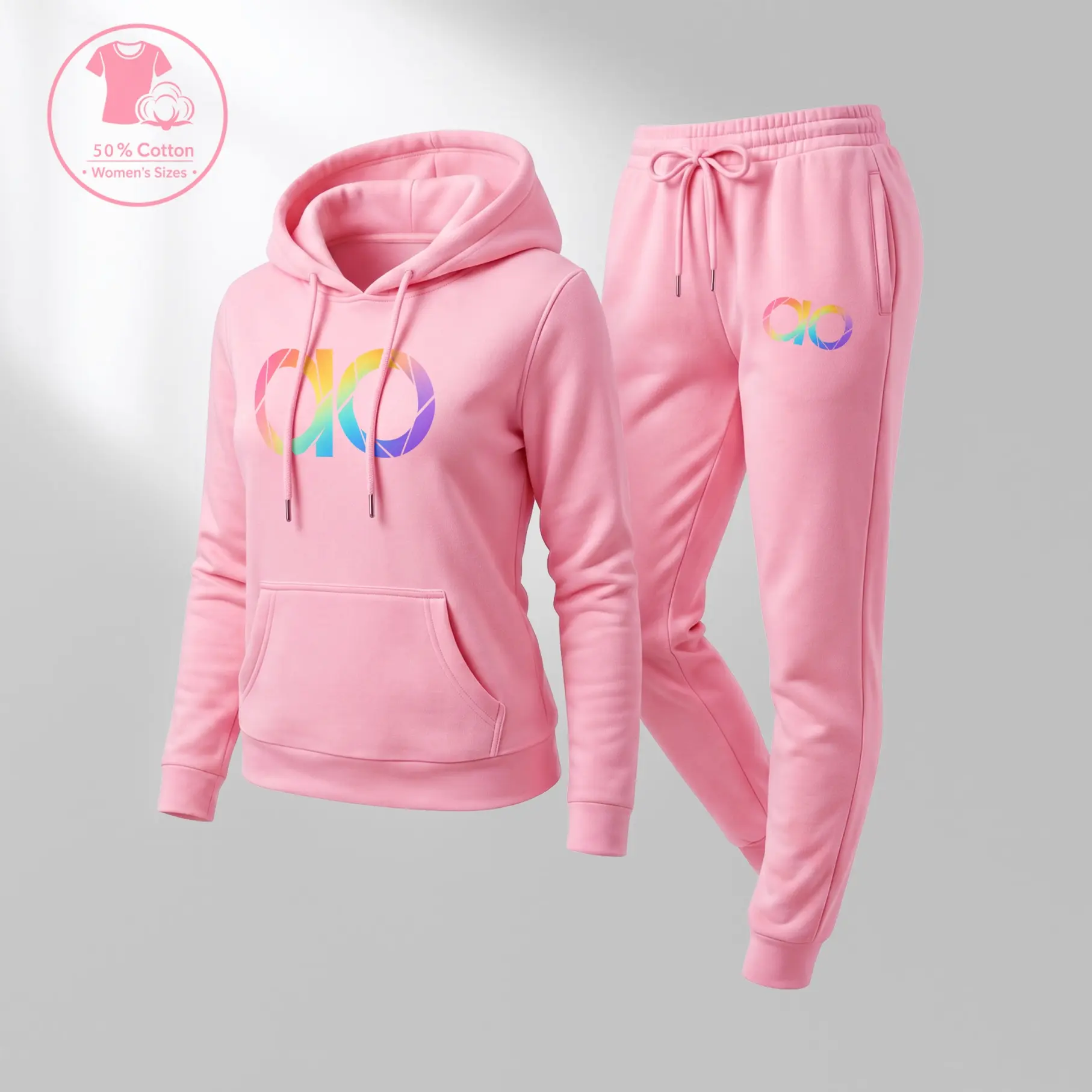 Women’s 2 Piece Hoodie and Sweatpants Set, Gradient Graphic Pullover Hoodie with Matching Jogger Pants, Casual Lounge Tracksuit Outfit for Daily Wear, Travel, Streetwear and Fall Fashion,sohochic