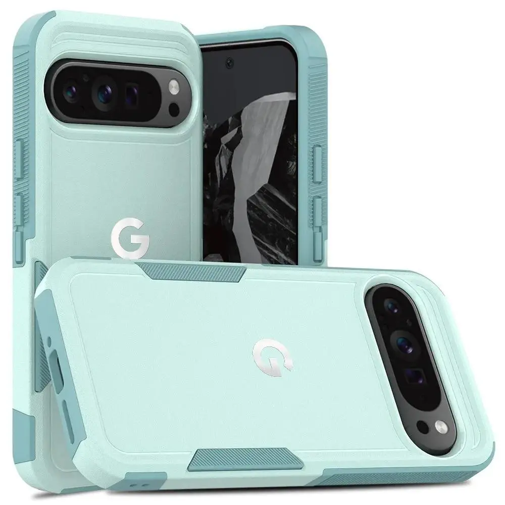 Multi-Model Military-Grade 2IN1 Anti-Drop OTT Armor Smartphone Case, Rugged Shockproof Casing with Precise Cuts for Google Pixel 10 Pro XL, 9 Pro, 8, 7, A Series - Cellphone Protection Accessory